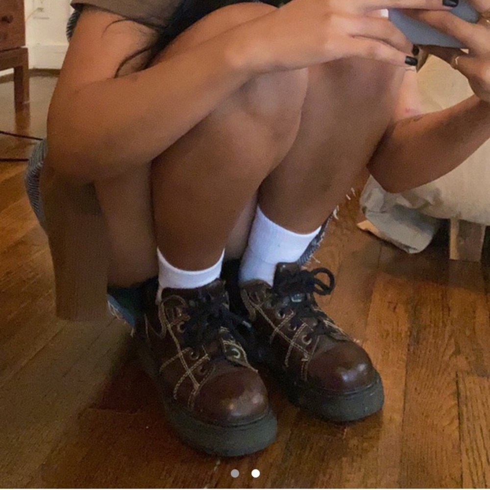 vintage platform dr martens
